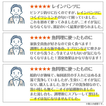 ★つりケア 魚臭撃退 洗浄スプレー つめかえ用 280ml